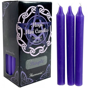 Magic Mini Candle Unscented - Purple (20Pk)